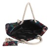 Large Beach Bag - Water Resistant With Zip Black
