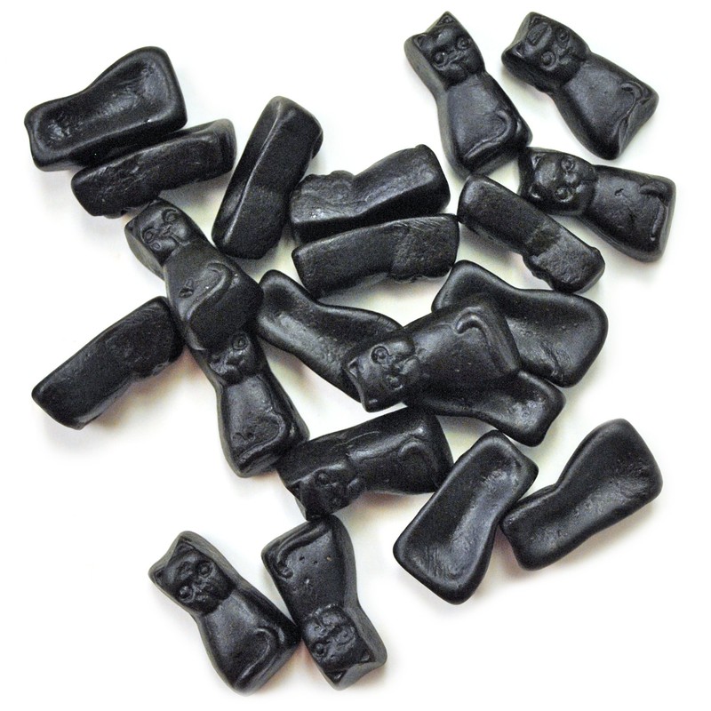 SweetGourmet Premium Dutch Licorice Cats | Gustaf's Sweet Black Licorice