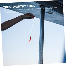 BESPORTBLE 25Pcs Luminous Fishing Hooks Assorted Color Shrimp Skin Flasher Hooks for Freshwater and Saltwater Fishing Durable and Wear Resistant Bait