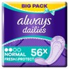 Always Fresh & Protect Normal Pantiliners, Pack of 56, 101