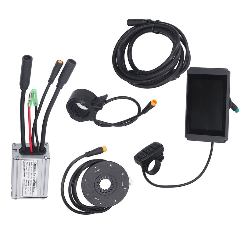 15A Electric Bike Controller Kit Waterproof LCD8H Meter Bicycle Conversion