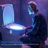 Chunace Toilet Bowl Night Light Motion Sensor, 16 Color Changing