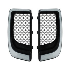 HDBUBALUS Engine Guard Lowers Grills Leg Fairing LED Turn Signal Light Running Light Compatible with Harley Touring Street Glide Road Glide Electra Glide FLHTK FLTRU 2014-2023