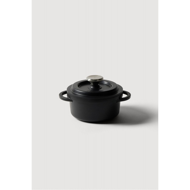 JAJU [JAJU] Lightweight Cast Iron Double-Handled Pot_18CM
