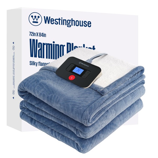 Westinghouse Electric Blanket Full, Flower Jacquard Heated Blanket Full Size