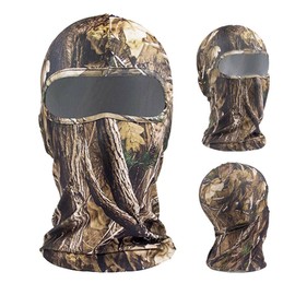 Real Tree Camo Balaclava Face Mask UV Protection Windproof Tactical Hunting Hood