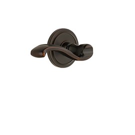 Grandeur 810521 Circulaire Rosette Double Dummy with Portofino Lever in Timeless Bronze