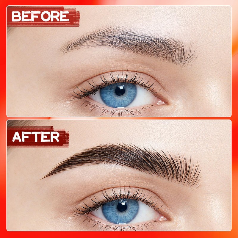 Rogdoo Eyebrow Pen-2-in-1 Dual-Ended Waterproof Eye Brow Pencils for Women