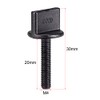 sourcing map M4 x 20 mm Thumb Screw Bolts Nylon