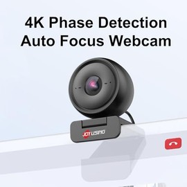 JOYUSING Flip600R - Cámara web 4K para transmisión - Ultra 4K HD, enfoque automático PDAF, micrófonos con cancelación de ruido, FOV de 73°, corrección