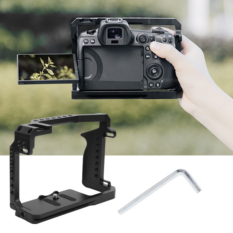 YELANGU Full Metal Camera Cage Accessory with Wrench for Canon