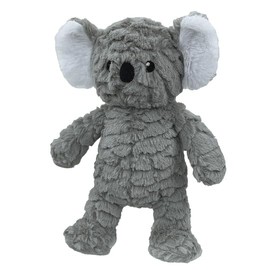 Pet Lou Koala Shaped Dog Toy, 9-inches Height, Gray, Squeak Toy, Plush, Pet Toys and Supplies