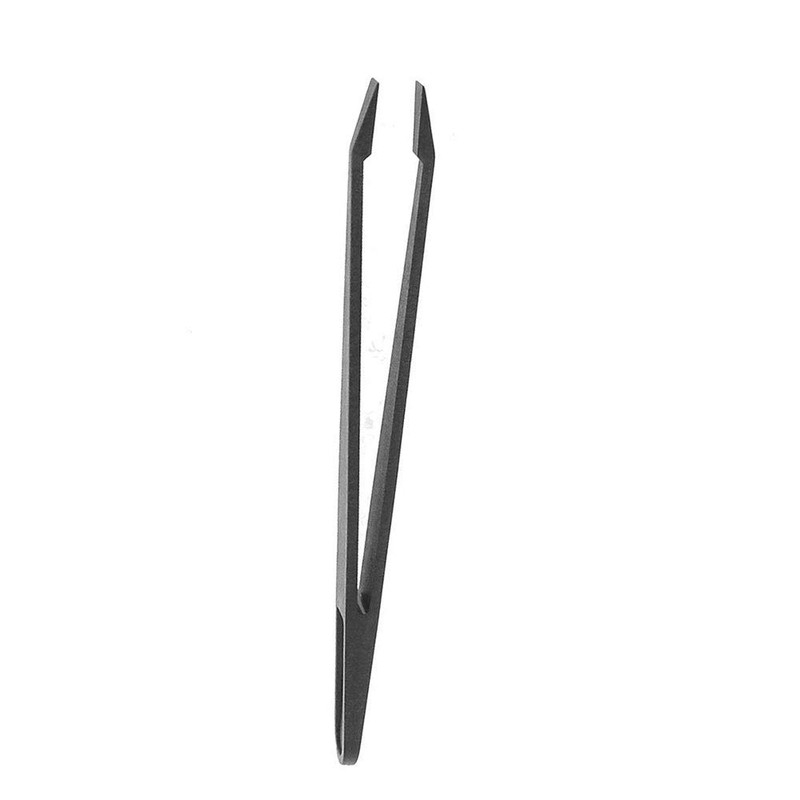 10 Pcs Plastic Slant Flat Tip Tweezers Anti-Static for Electronics,