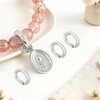 12 Pcs Oval Clasp Carabiner Necklace Clasp and Closures for