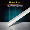 Walfront Bearing Steel Linear Shaft 12 mm Diameter, 200 mm