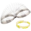 PH PandaHall Steel Memory Wire for Bracelet Making, 100 Loops