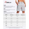 Pudolla Men's Hiking Cargo Shorts Lightweight 7" Travel Casual Shorts