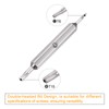 HARFINGTON Ring Doorbell Screwdriver T6 T15 Torx Double-Ended Magnetic Screwdrivers