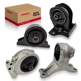 TAHIKO 4pcs Engine Mount Set for Mitsubishi Eclipse 2.4L Manual 2000-2005 & Chrysler Sebring 2.4L 2003-2004; A4603, A4602, A4610, A4622; Metal & Rubber Frame