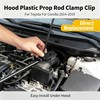 Hood Plastic Prop Rod Clamp Clip For Toyota Corolla 2014-2019