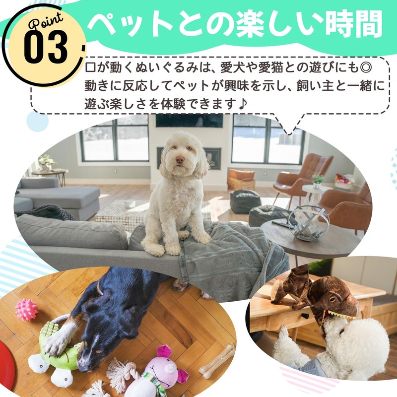 COZENTA Hand Puppet Puppet Doll Stuffed Animal Mouth Moving (Fox)