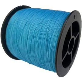 Mounchain Braided Fishing Line 500M, 8 Strands Abrasion Resistant Braided Lines Super Strong 100% PE Sensitive Fishing Line - Blue 10LB