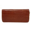 FATASH Women's Crocodile Embossed Leather Designer Wallet | RFID-Blocking Long