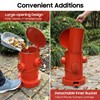 WUSILILU Retro Hydrant Trash Can,Fire Hydrant Metal Pedal Trash Can