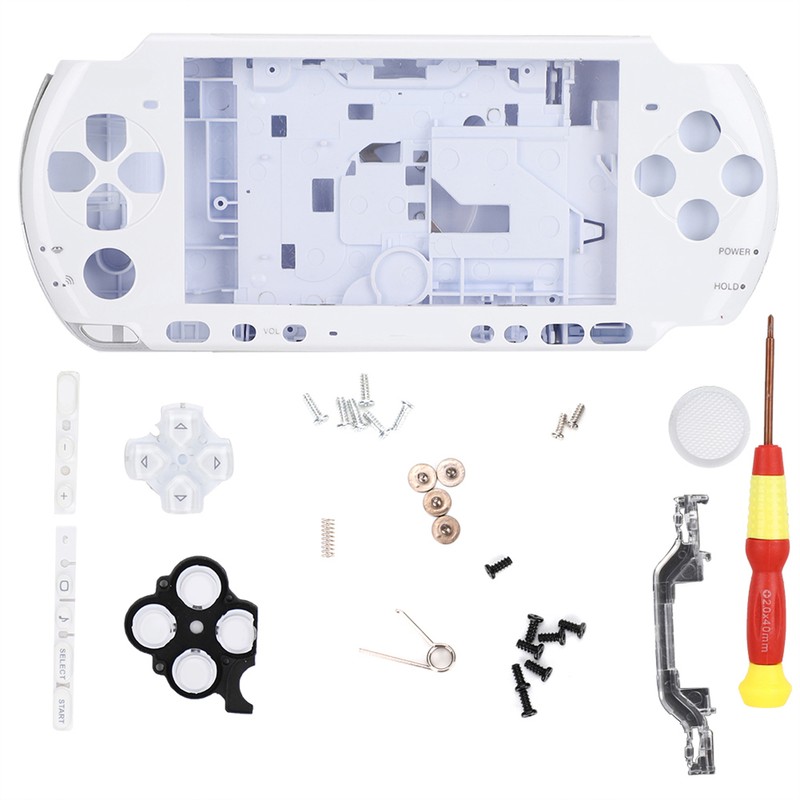 For PSP3000 Game Console Case Full Housing Shell With Screwdriver