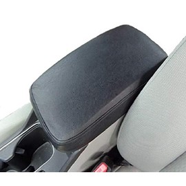 Car Console Covers Plus Made in USA Designed for Subaru Outback 2020-2025 Faux Leather Auto Armrest Center Console Cover Protector Black