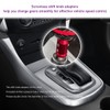 povtii Universal Gear Shift Knob Adapter, M12×1.25 Aluminum Alloy Shifter