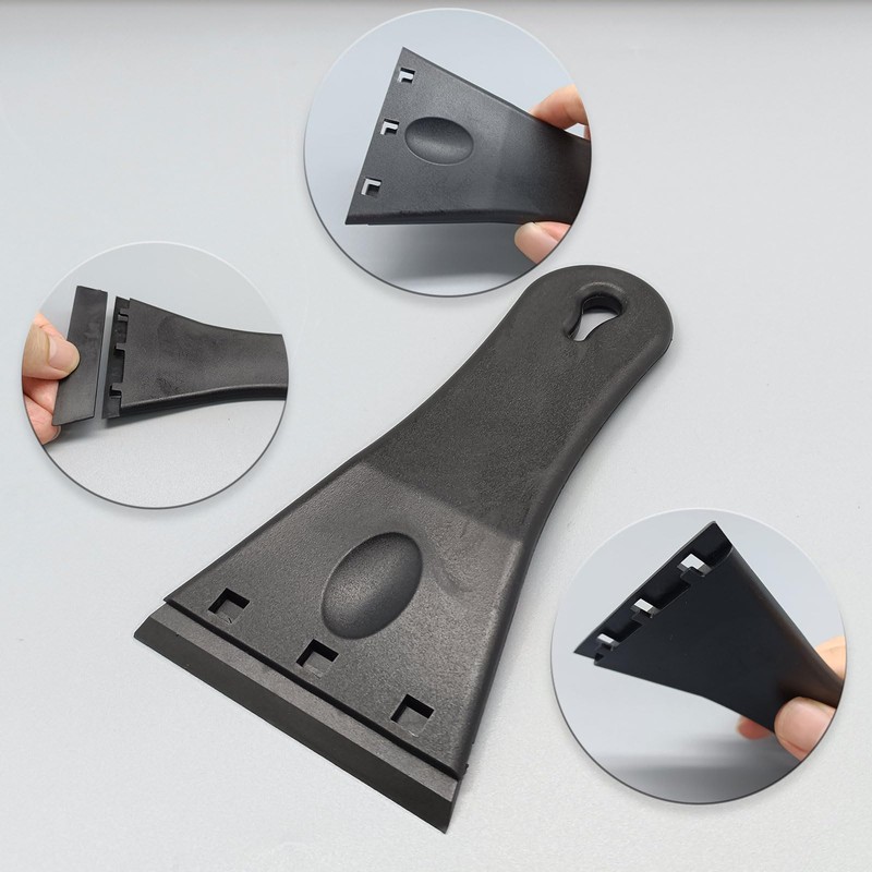 NBTOOL 2Pcs Plastic Razor Blade Scraper with 50Pcs Plastic Razor