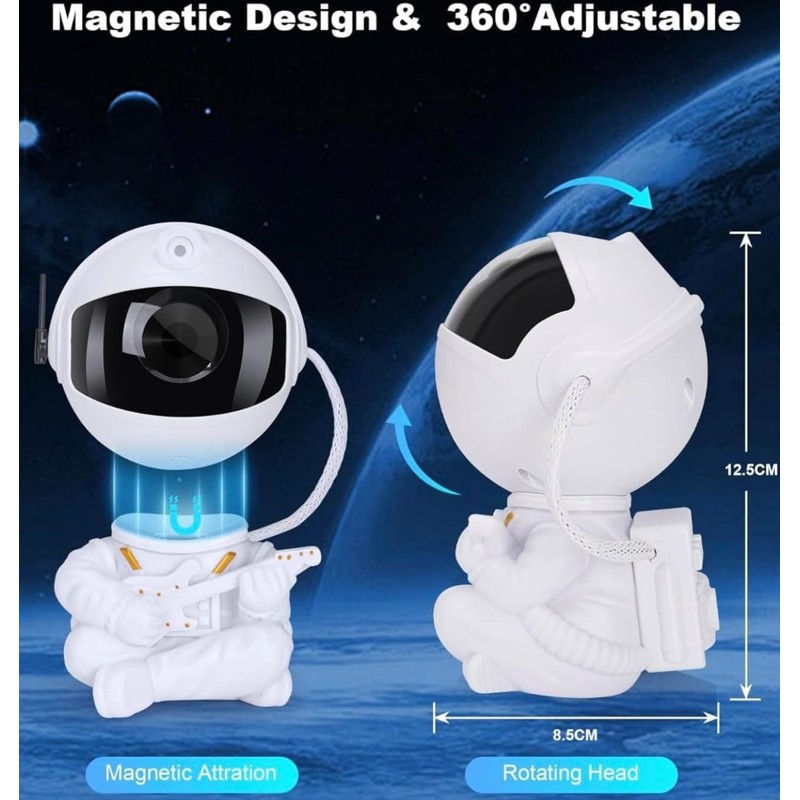 422 Store Astronaut Galaxy Projector Night Light with Remote Control