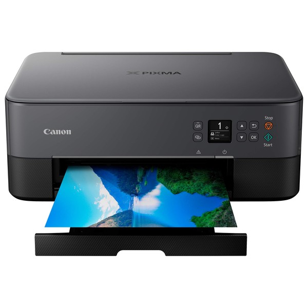 Canon PIXMA TS6420a All-in-One Wireless Inkjet Printer [Print,Copy,Scan], Black, Works with Alexa