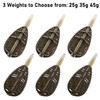 Alwonder Method Feeders Carp Fishing Feeder Mixed Set with Inline