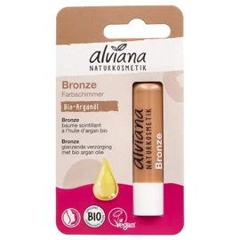 Alviana Naturkosmetik Lippenpflege Bronze mit Bio-Arganöl, 4.5g