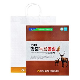 Nonghyup 농협 맞춤 녹용 홍삼 70ml x 30포 명절선물 부모님선물 Nonghyup Customized Deer Antler Red Ginseng 70ml x 30 Pouches Holiday Gift Parent's Gift
