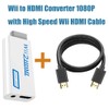SNLLMZI Wii to HDMI Adapter Converter with 3.5mm Audio Jack