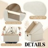 Cinnvoice 3 Pack Fabric Storage Bins for Closet Shelves, 15