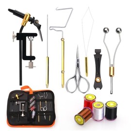 KAIRI Fly Tying Set, Vice Fly Tying Tool, DIY Hair Bali, Tenkara, Fishing Lure