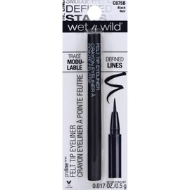 Wet n Wild Proline Felt Tip Eyeliner Defined Lines C875B Black
