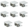 SAYAYO Glass Shelf Brackets Stainless Steel, Adjustable Railing Holder for