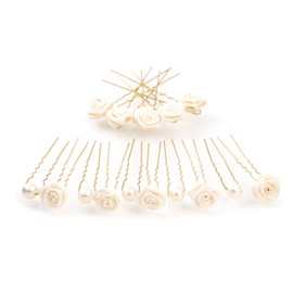 15-Piece Bridal Hair Jewellery Set 3-G Beige