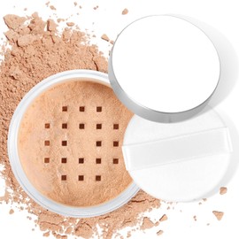 GEUUFEA Face Powder Makeup, Shimmering Setting Powder, Oil Control Loose Powder, Matte Highlighter Makeup, Long Lasting Waterproof Concealer Setting Powder for All Skin Tones