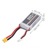 850mAh 75C High Rate Lipo Batteries Li Ion Battery Pack