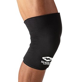 Shock Doctor SD40080-00001-L Flex Ice Therapy Knee/Thigh Compression Sleeve Black Adult-L