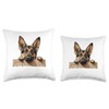 Paws & Whiskers Threads Affectionate Peek-German Shepherd Dog Throw Pillow,