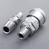 Air Line Hose Fittings 1/4" BSP Male Thread Quick Release