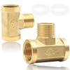 GYSRXS Pack of 2 T Stick Water Connection Brass 1/2