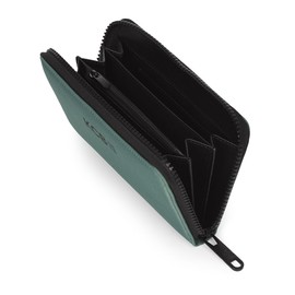 KCB Große Maze Geldbörse, ideales und praktisches Design, verschiedene Fächer, leicht zu transportieren, 100 % vegan, hellgrün, Talla única, Zeitgenössisch